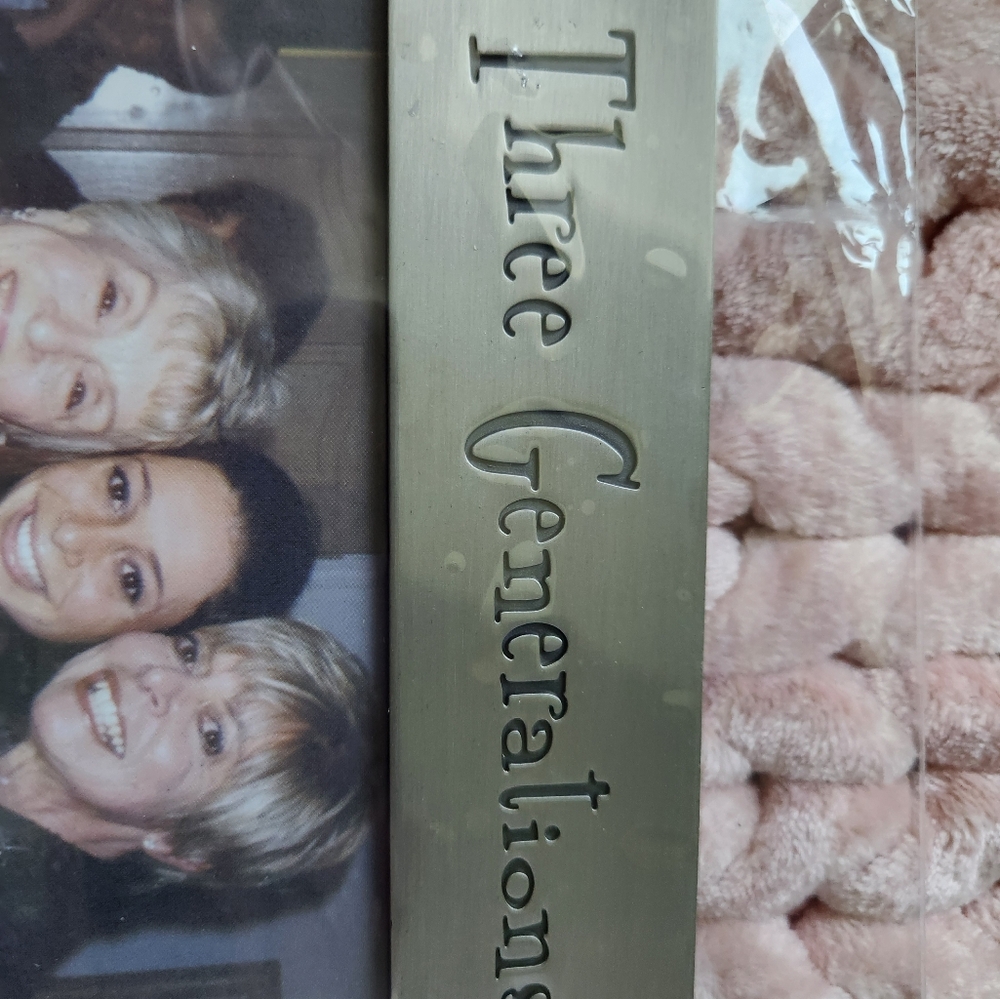 Silver Three Generations Picture Frame - Picture 3 of 4